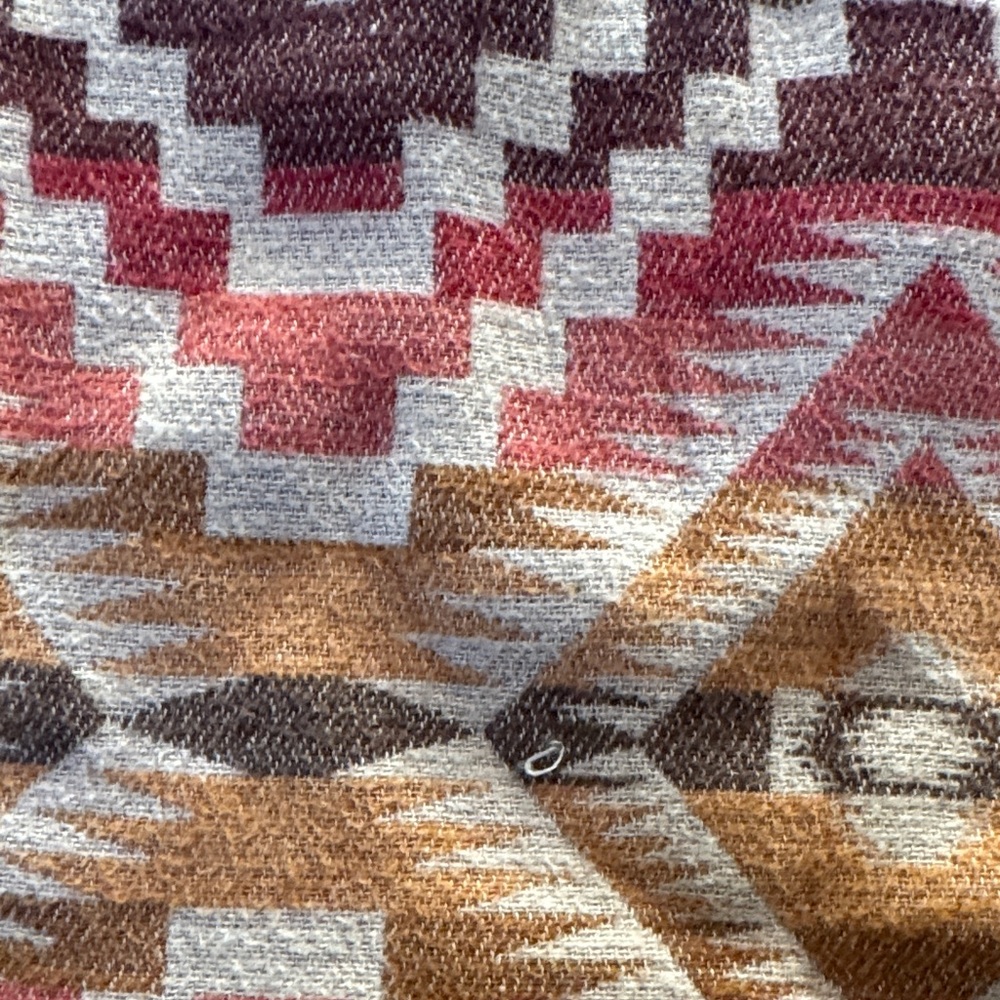 Pendleton Multicolor Geometric Hooded Hoodie/ Jac… - image 4